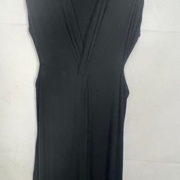 Enough About Me... Black Maxi Sleeveless Dress Size XS/S - Picture 4 of 14